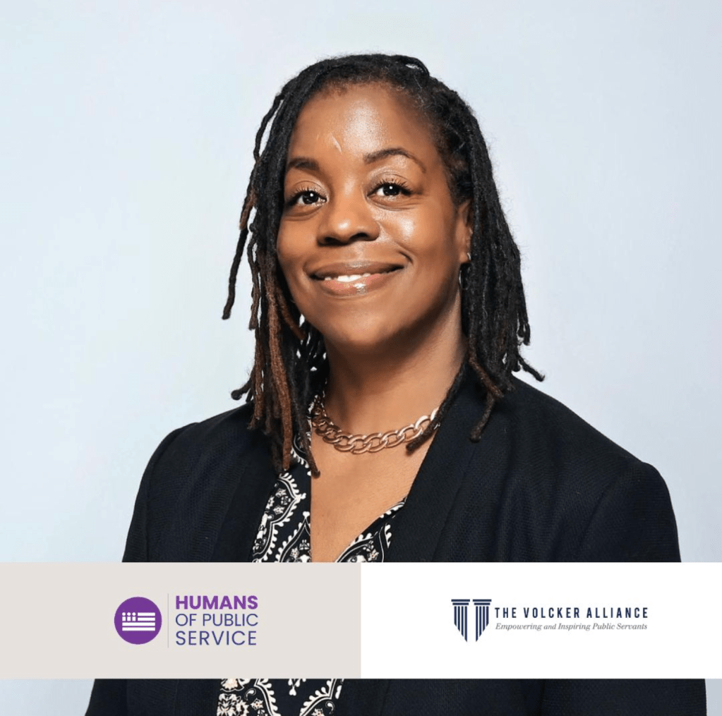 Image shows partnership with Volcker Alliance.